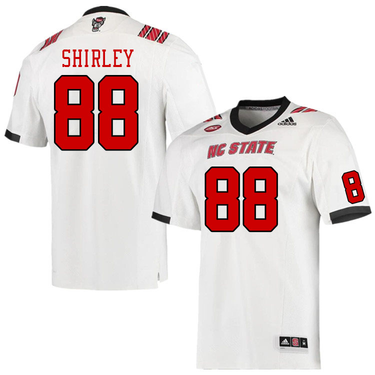Men #88 Isaiah Shirley North Carolina State Wolfpacks College Football Jerseys Stitched-White